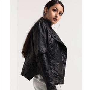 Faux Leather Jacket